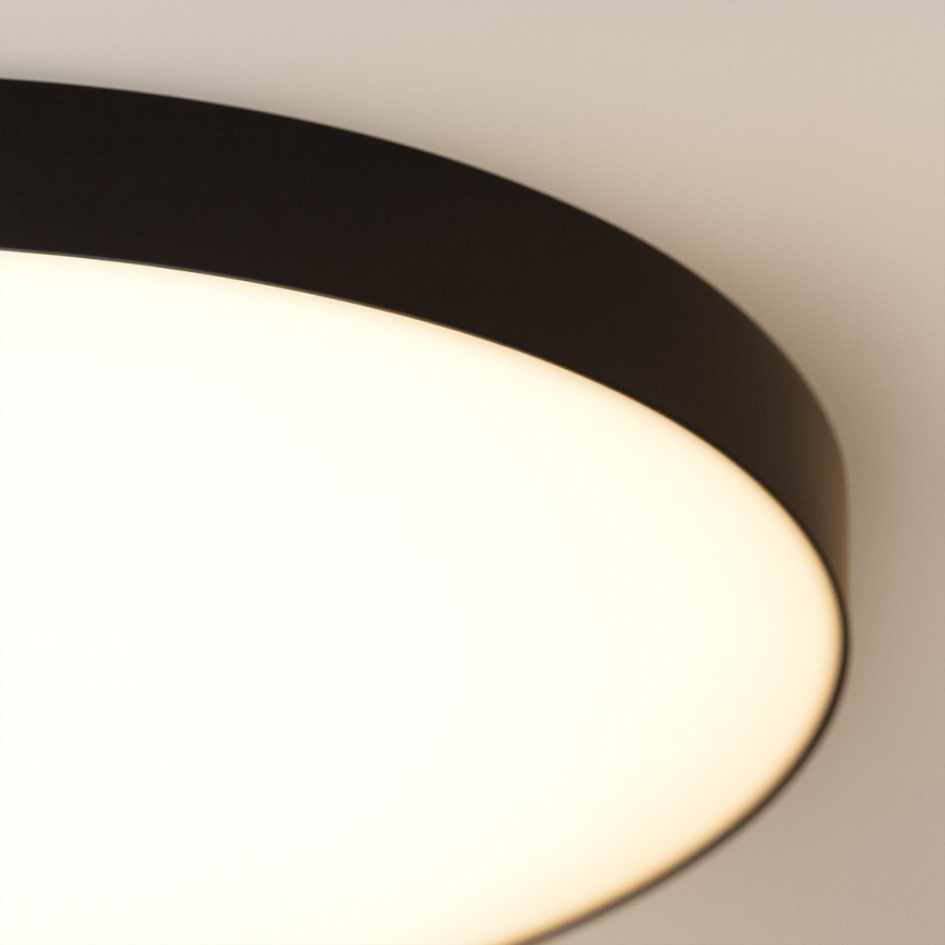 Світлодіодний стельовий світильник для ванної кімнати MAYA LED/15W/230V діаметр 33 cm IP44 чорний