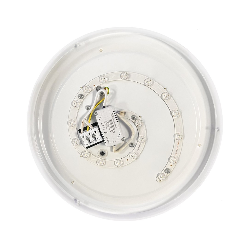 Світлодіодний стельовий світильник для ванної кімнати MAYA LED/15W/230V діаметр 33 cm IP44 чорний