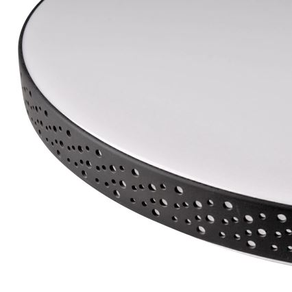 Світлодіодний стельовий світильник для ванної кімнати MOON LED/18W/230V чорний IP44