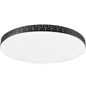 Світлодіодний стельовий світильник для ванної кімнати MOON LED/18W/230V чорний IP44