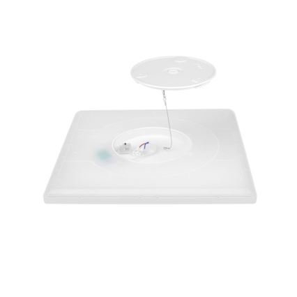 Світлодіодний стельовий світильник для ванної кімнати NIVERA LED/12W/230V IP54 3000/4000/6000K 22,5x22,5 см білий
