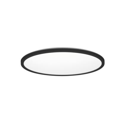 Світлодіодний стельовий світильник для ванної кімнати NIVERA LED/12W/230V IP54 3000/4000/6000K діаметр 22,5 см чорний