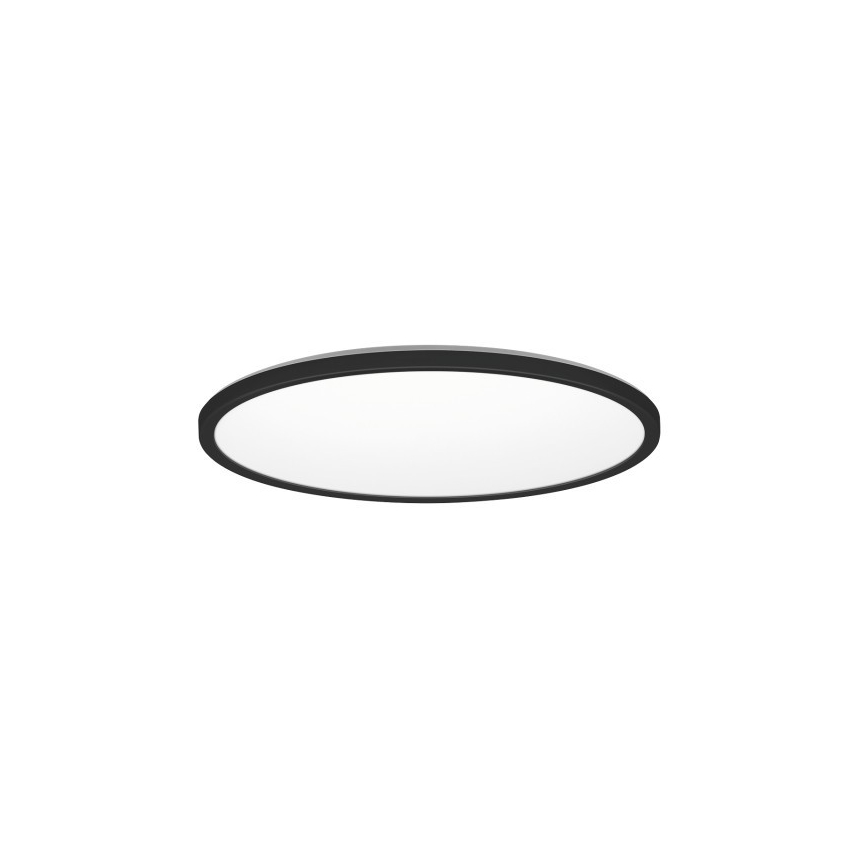 Світлодіодний стельовий світильник для ванної кімнати NIVERA LED/12W/230V IP54 3000/4000/6000K діаметр 22,5 см чорний