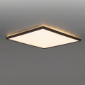Світлодіодний стельовий світильник для ванної кімнати NIVERA LED/18W/230V IP54 3000/4000/6000K 30x30 см чорний