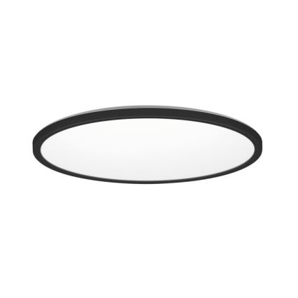 Світлодіодний стельовий світильник для ванної кімнати NIVERA LED/24W/230V IP54 3000/4000/6000K діаметр 30 см чорний