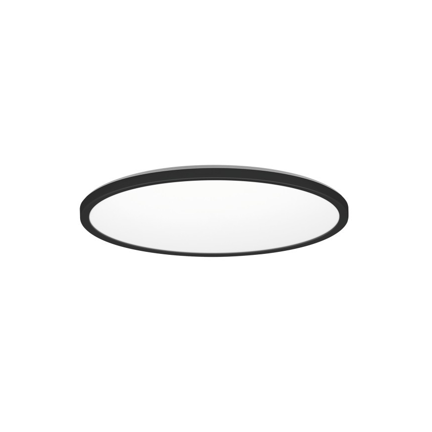 Світлодіодний стельовий світильник для ванної кімнати NIVERA LED/24W/230V IP54 3000/4000/6000K діаметр 30 см чорний