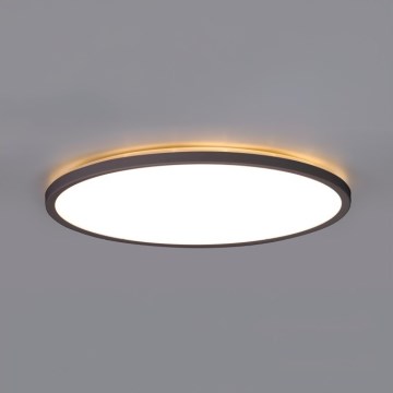 Світлодіодний стельовий світильник для ванної кімнати NIVERA LED/32W/230V IP54 3000/4000/6000K діаметр 42 см чорний