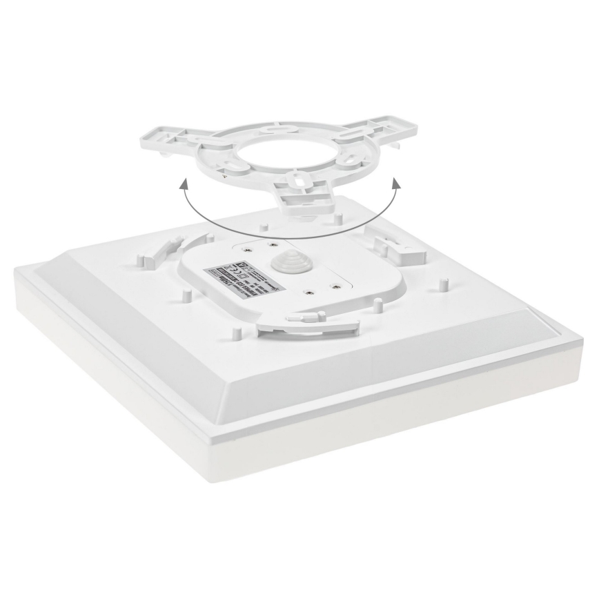 Світлодіодний стельовий світильник для ванної кімнати NYMPHEA LED/18W/230V 4000K IP44 кутовий