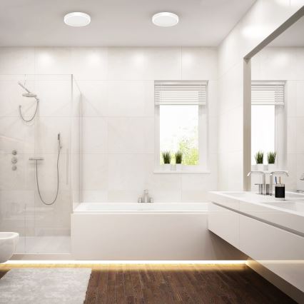 Світлодіодний стельовий світильник для ванної кімнати VERA LED/12W/230V 4000K IP65 білий