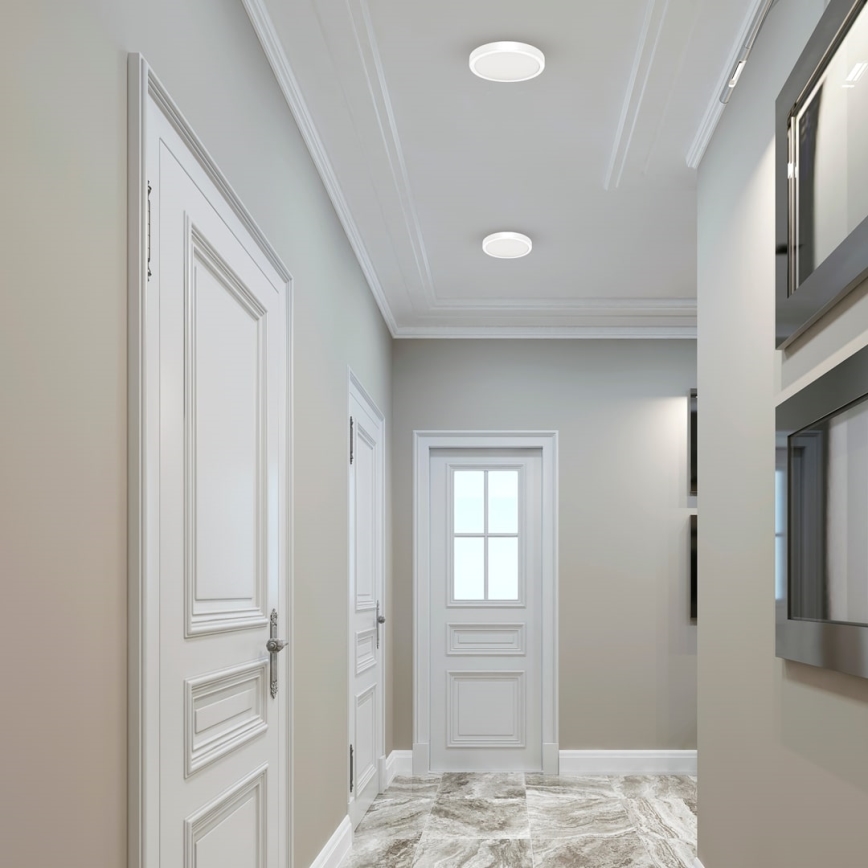 Світлодіодний стельовий світильник для ванної кімнати VERA LED/12W/230V 4000K IP65 білий
