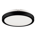 Світлодіодний стельовий світильник для ванної кімнати VERA LED/18W/230V 4000K IP65 чорний