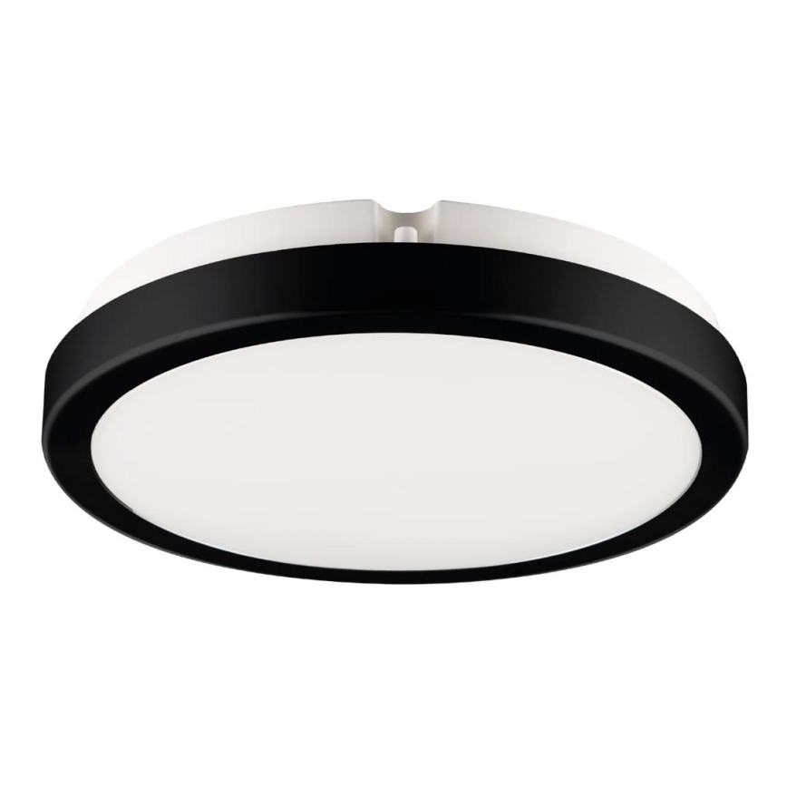 Світлодіодний стельовий світильник для ванної кімнати VERA LED/18W/230V 4000K IP65 чорний