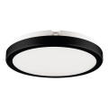 Світлодіодний стельовий світильник для ванної кімнати VERA LED/24W/230V 4000K IP65 чорний