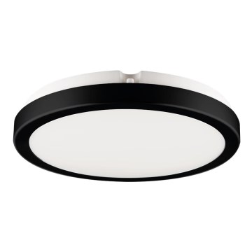Світлодіодний стельовий світильник для ванної кімнати VERA LED/24W/230V 4000K IP65 чорний