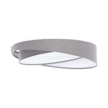 Світлодіодний стельовий світильник із регулюванням яскравості SMART GALAXY MODERN LED/24W/230V 3000-6500K діаметр 55 см сірий/білий + пульт дистанційного керування