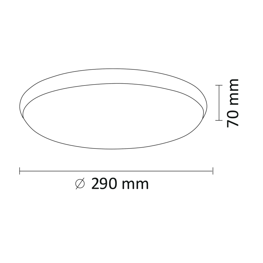 Світлодіодний стельовий світильник KERN LED/15W/230V діаметр 29 cm