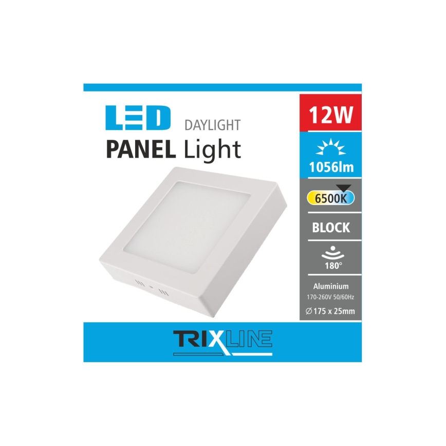 Світлодіодний стельовий світильник LED/12W/230V 6500K