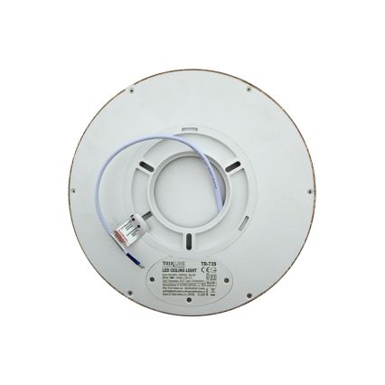 Світлодіодний стельовий світильник LED/18W/230V 3000/4000/6500K діаметр 23 см коричневий