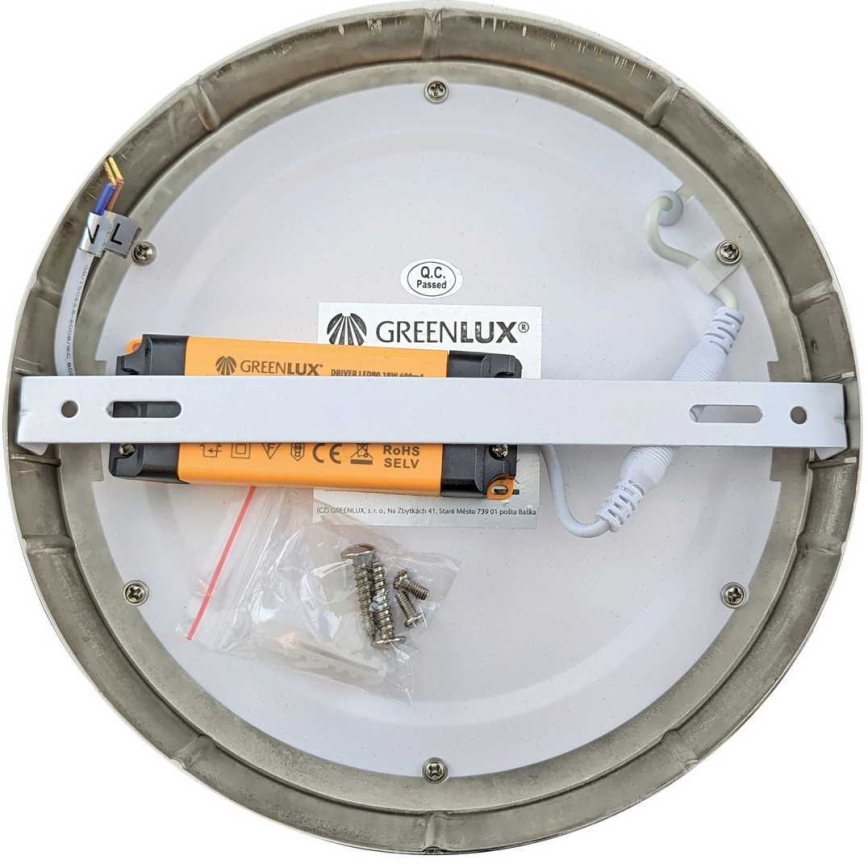Світлодіодний стельовий світильник LED/18W/230V