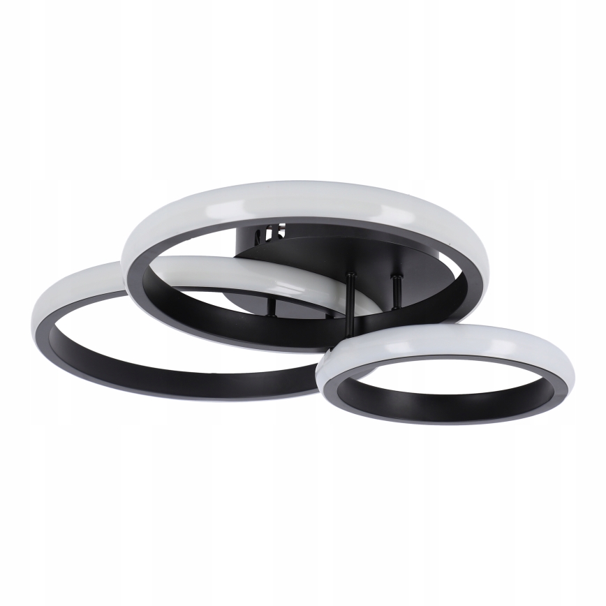 Світлодіодний стельовий світильник LED/38 Вт/230 В чорний