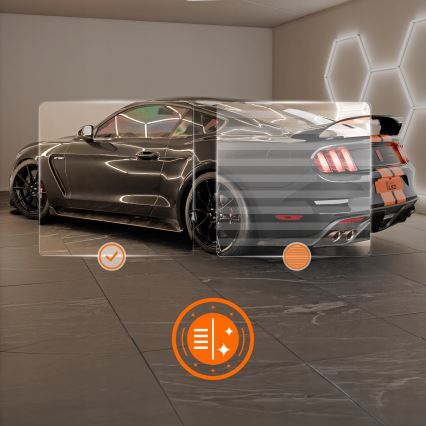 Світлодіодний стельовий світильник ГЕКСАГОН ЛЕД/570 Вт/85-265 В 4000 К 522х298 см СРІ 90 ІР44 білий