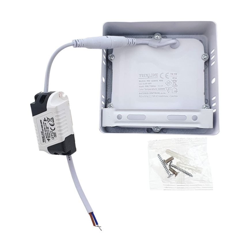 Світлодіодний стельовий світильник LED/9W/230V 4200K