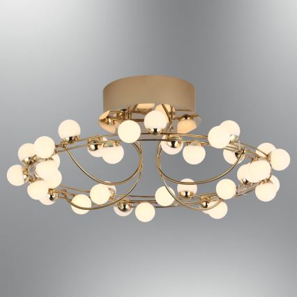 Світлодіодний стельовий світильник MARS LED/44W/230V 3000K золотий