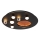 Світлодіодний стельовий світильник MARS LED/48W/230V 3000K чорний