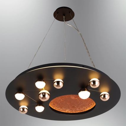 Світлодіодний стельовий світильник MARS LED/58W/230V 3000K чорний