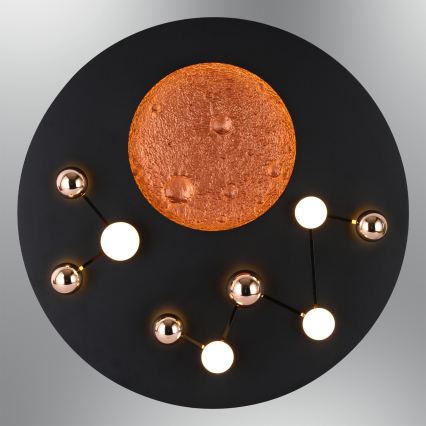 Світлодіодний стельовий світильник MARS LED/58W/230V 3000K чорний