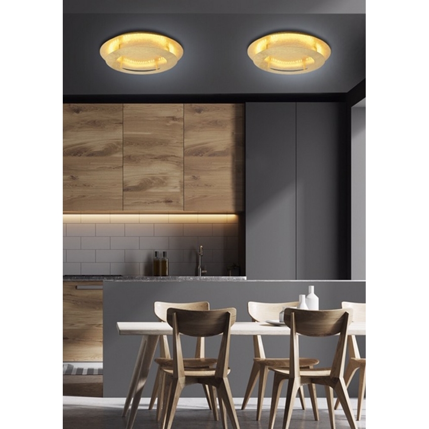 Світлодіодний стельовий світильник MERPLE LED/18W/230V золотий