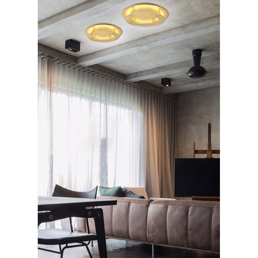 Світлодіодний стельовий світильник MERPLE LED/18W/230V золотий