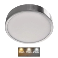 Світлодіодний стельовий світильник NEXXO LED/21W/230V 3000/3500/4000K діаметром 22,5 см, глянцевий хром