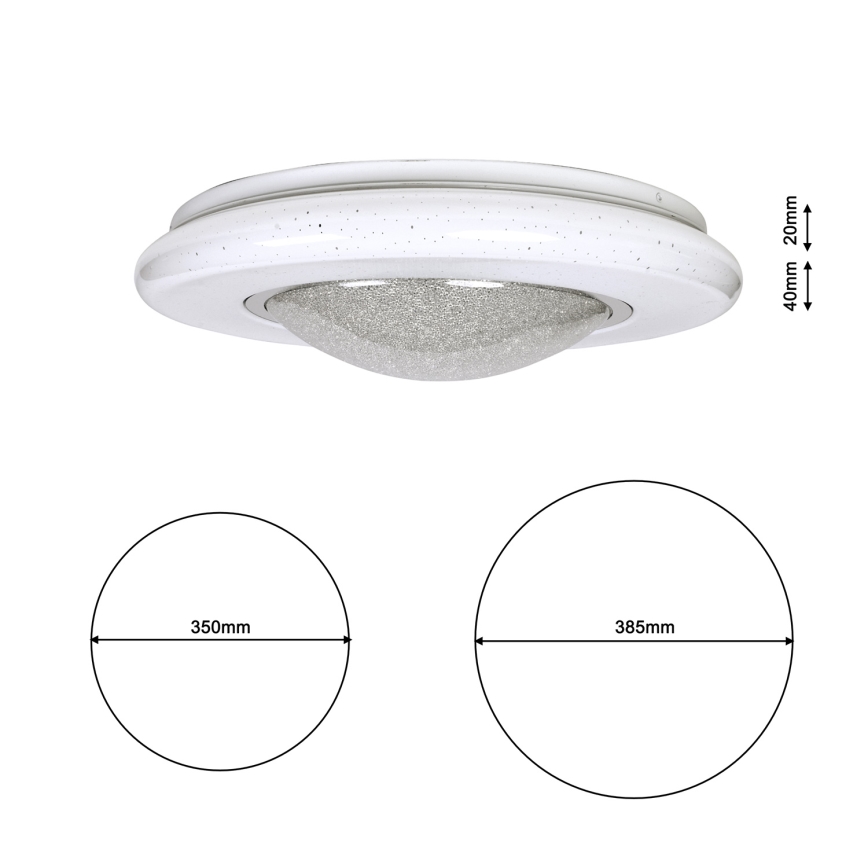 Світлодіодний стельовий світильник QUASAR LED/24W/230V