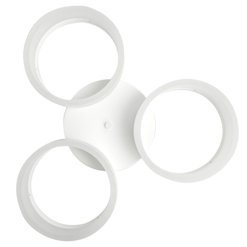 Світлодіодний стельовий світильник RING 3xLED/12W/230V білий