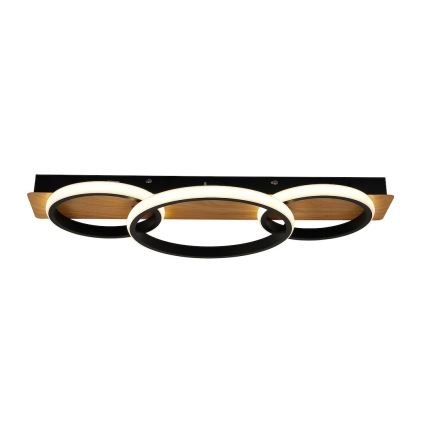 Світлодіодний стельовий світильник РОВЕНА 18 Вт/230 В чорний/коричневий