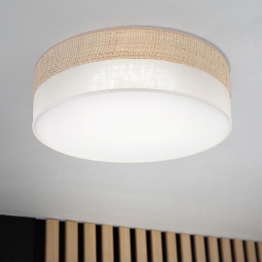 LED стельовий світильник SIRJA BOHO LED/36W/230V 4000K діам. 45 см бежевий/кремовий