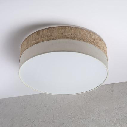 LED стельовий світильник SIRJA BOHO LED/36W/230V 4000K діам. 45 см бежевий/кремовий