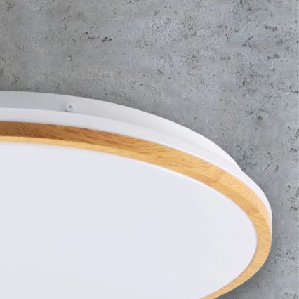 Світлодіодний стельовий світильник WOODY LED/24W/230V діаметр 38 cm