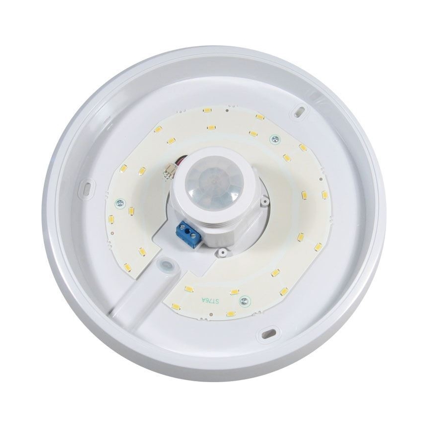 LED стельовий світильник з датчиком руху та датчиком сутінків LED/12W/230V