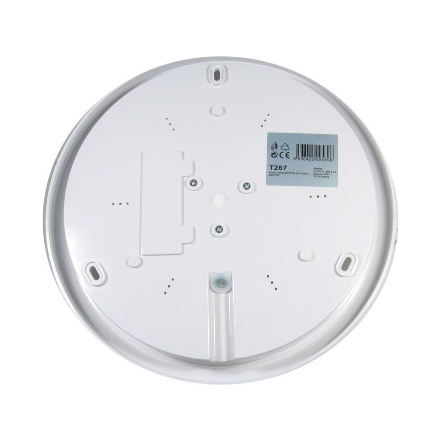 LED стельовий світильник з датчиком руху та датчиком сутінків LED/12W/230V