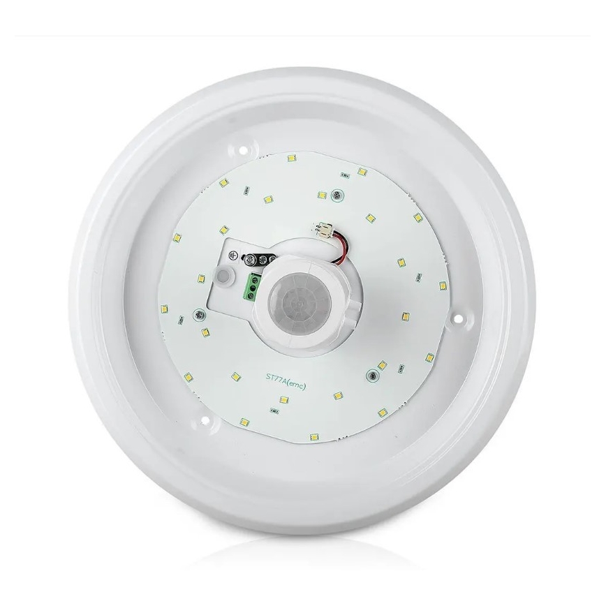 Світлодіодний стельовий світильник з датчиком SAMSUNG CHIP LED/12W/230V 6400K діаметр 29 см