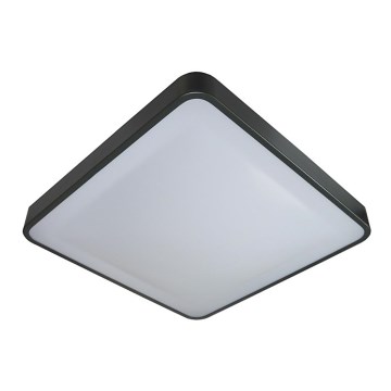 Світлодіодний стельовий світильник з датчиком WILTON LED/24W/230V 37,5x37,5 см антрацит