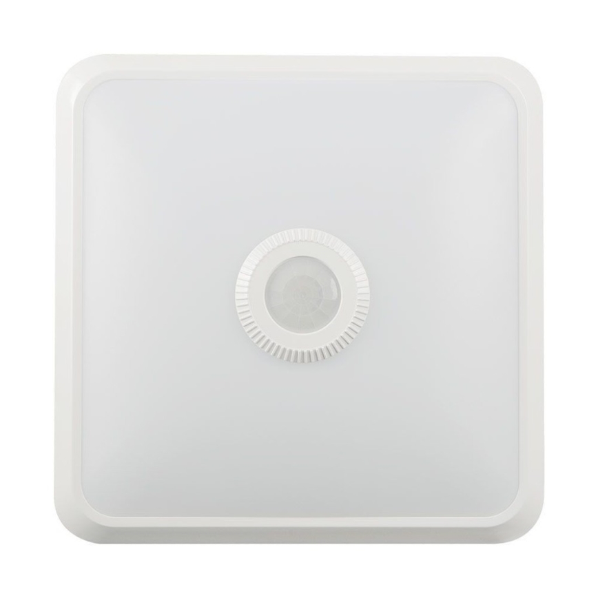 Світлодіодний стельовий світильник з датчиком SAMSUNG CHIP LED/12W/230V 3000/4000/6000K 25x25 см білий