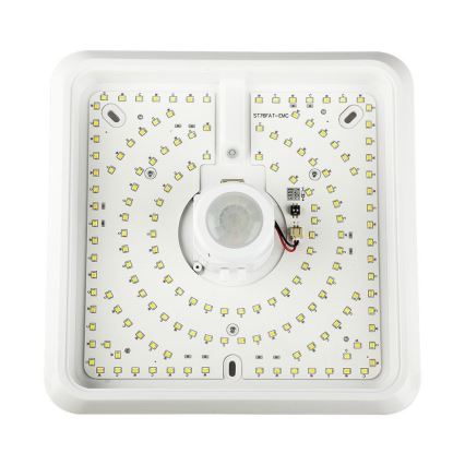Світлодіодний стельовий світильник з датчиком SAMSUNG CHIP LED/12W/230V 3000/4000/6000K 25x25 см білий