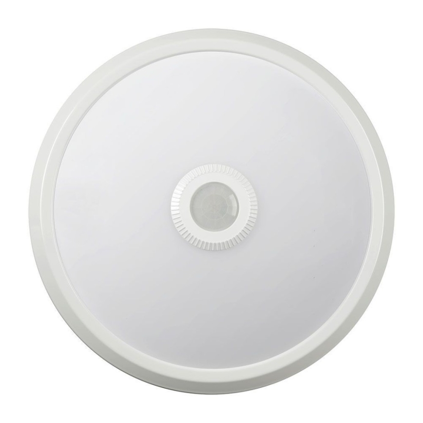 Світлодіодний стельовий світильник з датчиком SAMSUNG CHIP LED/12W/230V 3000/4000/6000K діаметр 29 см білий