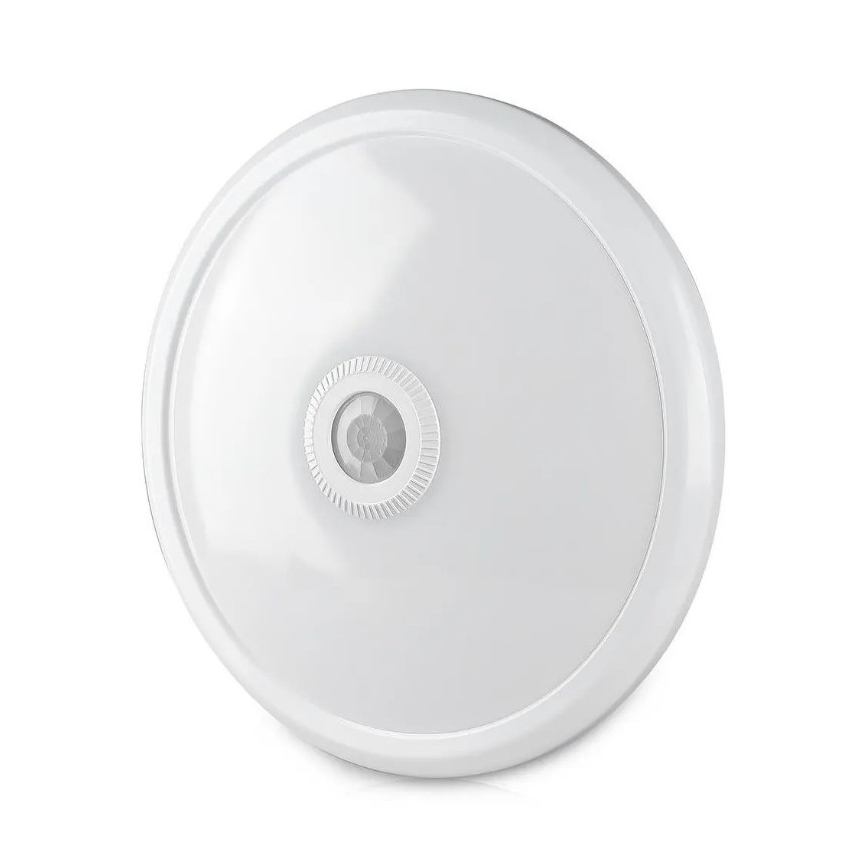 Світлодіодний стельовий світильник з датчиком LED/12W/230V 6400K