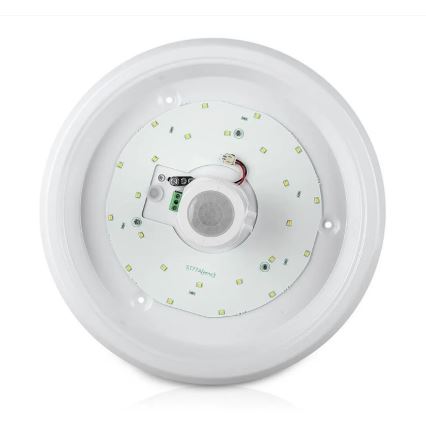 Світлодіодний стельовий світильник з датчиком LED/12W/230V 6400K