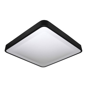 Світлодіодний стельовий світильник з датчиком WILTON LED/24W/230V 37,5x37,5 см чорний