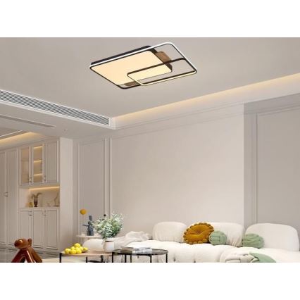 Світлодіодний стельовий світильник з димуванням LED/280W/230V 3000-6500K + пульт дистанційного керування